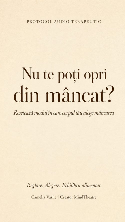 Nu te poți opri din mâncat? Resetează modul în care corpul tău alege mâncarea.